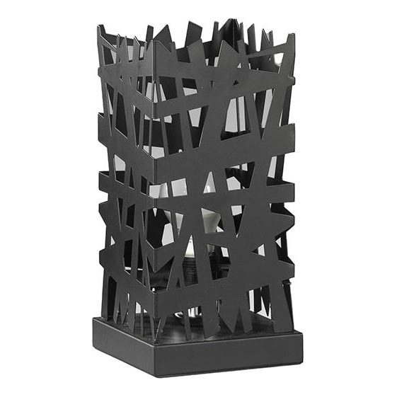 ONLI - Lampada da tavolo FORESTA 1xE27/15W/230V 29 cm nero