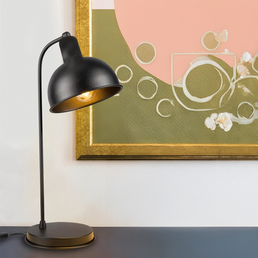 ONLI - Lampada da tavolo ISTANBUL 1xE27/22W/230V nero
