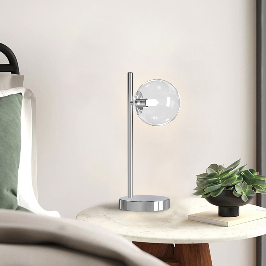 ONLI - Lampada da tavolo KIMBERLY 1xG9/6W/230V 35 cm cromo lucido