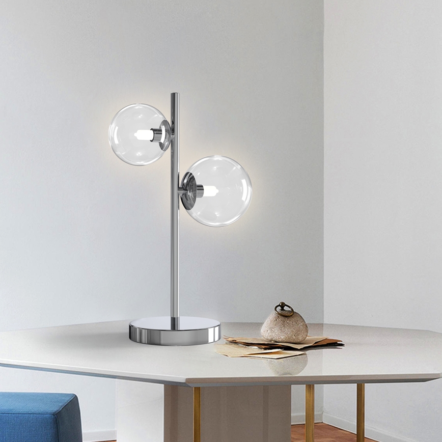 ONLI - Lampada da tavolo KIMBERLY 2xG9/6W/230V cromo lucido