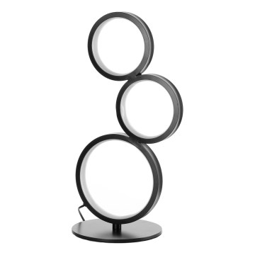 ONLI - Lampada da tavolo LED RINGS LED/17W/230V 4000K 37 cm nera