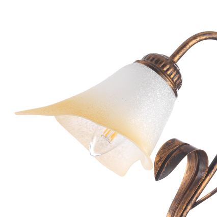 ONLI - Lampada da tavolo LUCREZIA 1xE14/6W/230V bronzo