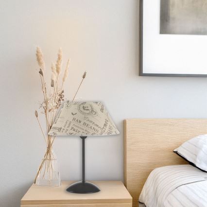 ONLI - Lampada da tavolo MAIDA 1xE27/15W/230V 38 cm marrone