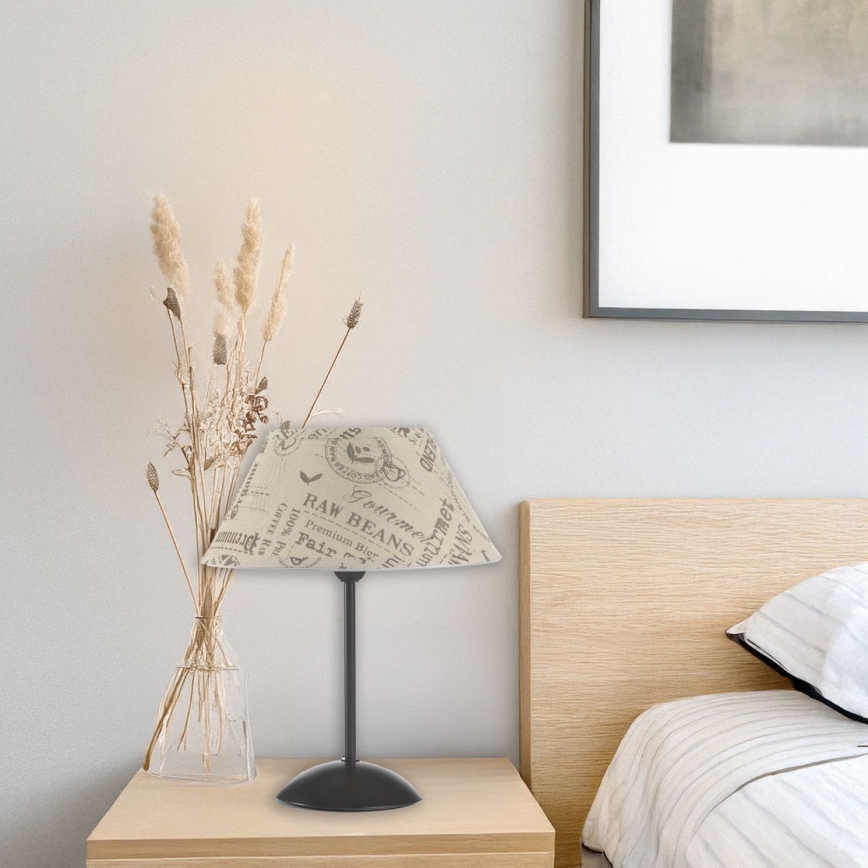 ONLI - Lampada da tavolo MAIDA 1xE27/15W/230V 38 cm marrone