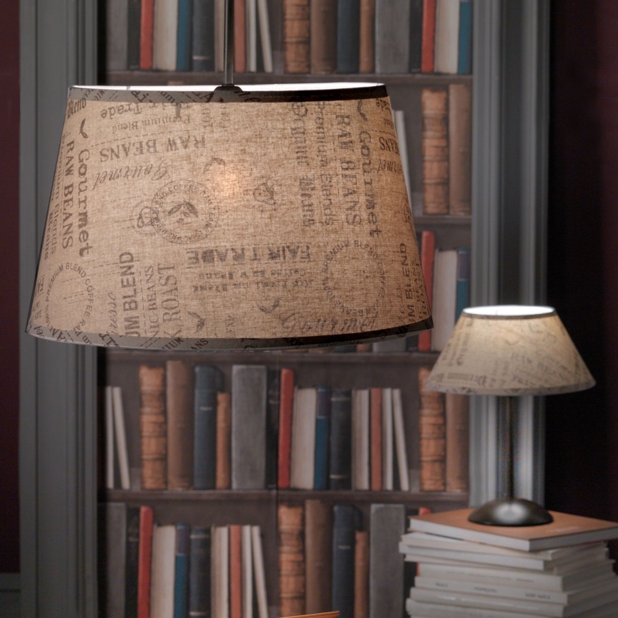 ONLI - Lampada da tavolo MAIDA 1xE27/15W/230V 38 cm marrone