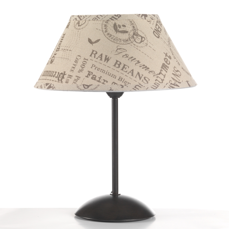 ONLI - Lampada da tavolo MAIDA 1xE27/15W/230V 38 cm marrone