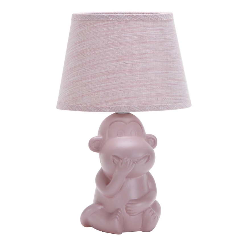 ONLI - Lampada da tavolo MONKEY 1xE14/6W/230V rosa