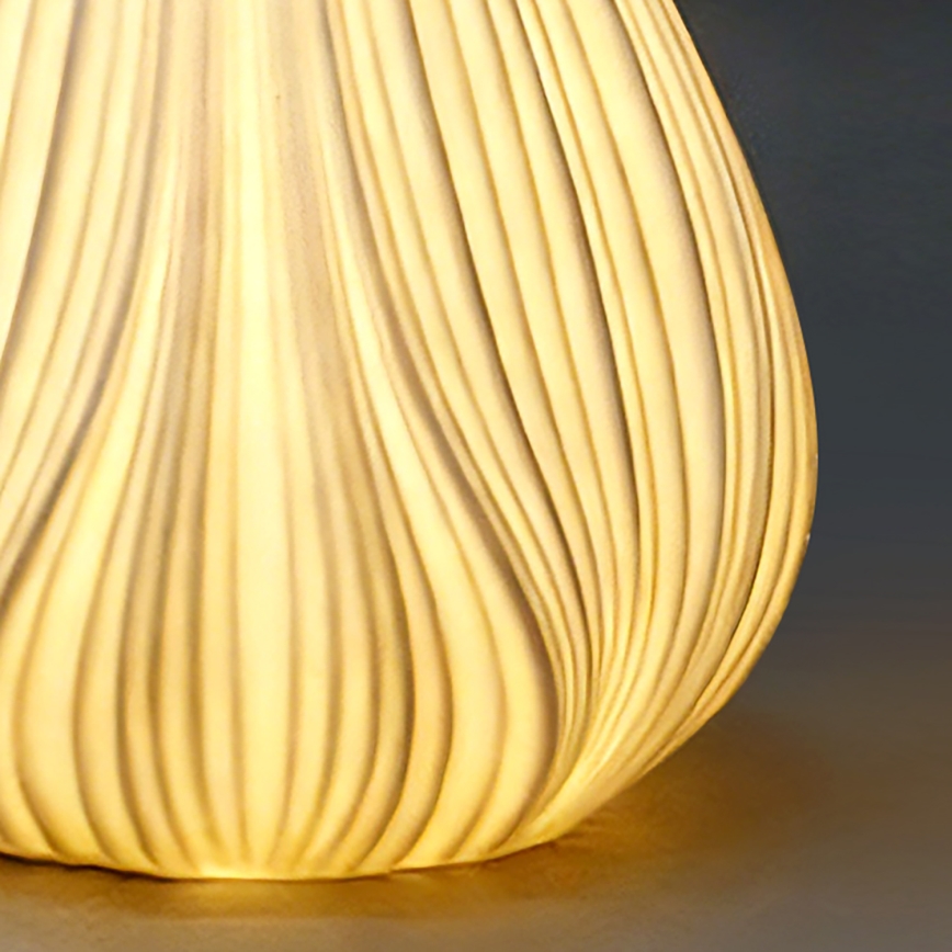 ONLI - Lampada da tavolo NUVIA 1xE14/6W/230V 25 cm bianca