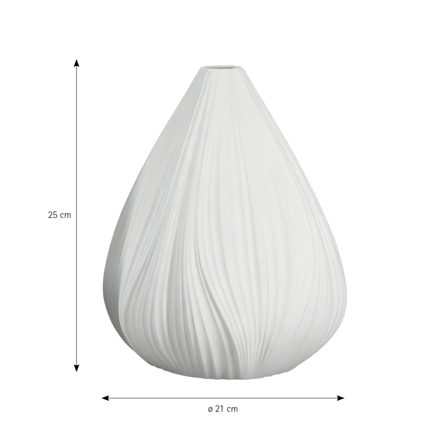 ONLI - Lampada da tavolo NUVIA 1xE14/6W/230V 25 cm bianca