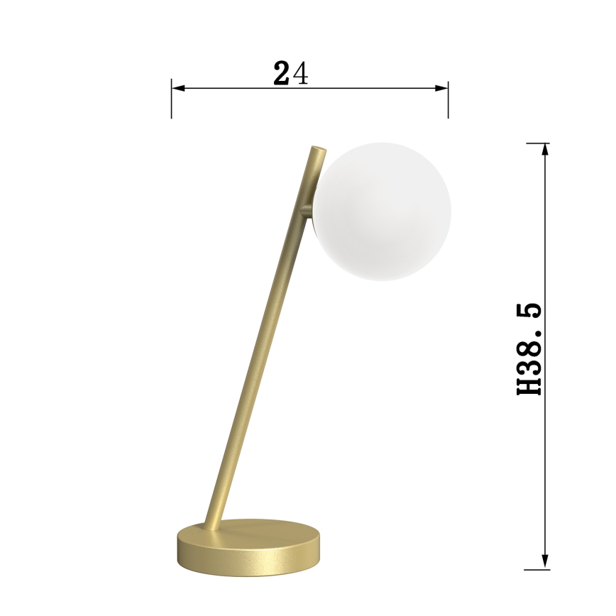 ONLI - Lampada da tavolo PALOMA 1xG9/10W/230V 38,5 cm oro