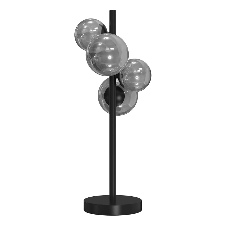 ONLI - Lampada da tavolo PALOMA 4xG9/10W/230V 48 cm nero/fumé