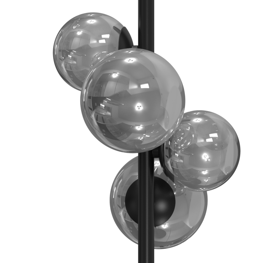 ONLI - Lampada da tavolo PALOMA 4xG9/10W/230V 48 cm nero/fumé