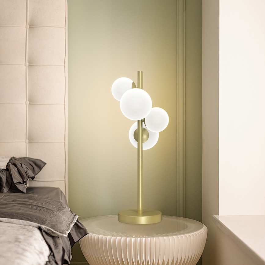 ONLI - Lampada da tavolo PALOMA 4xG9/10W/230V 48 cm oro
