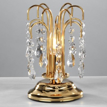 ONLI - Lampada da tavolo PIOGGIA 1xE14/6W/230V oro