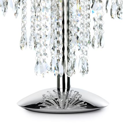 ONLI - Lampada da tavolo PIOGGIA 2xE14/6W/230V 50 cm cromo lucido