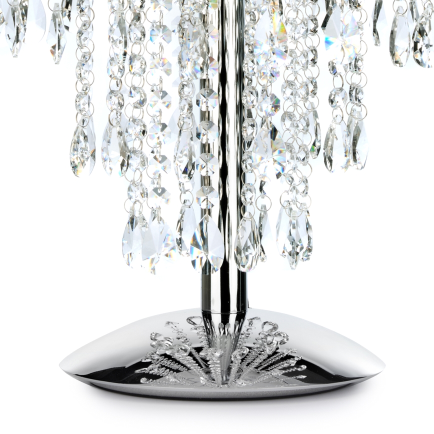 ONLI - Lampada da tavolo PIOGGIA 2xE14/6W/230V 50 cm cromo lucido
