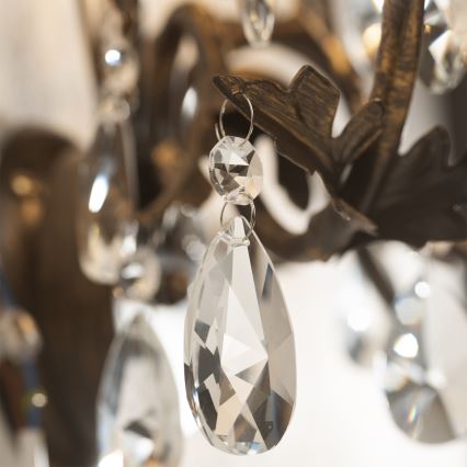 ONLI - Lampada da tavolo TERESA 1xE14/6W/230V bronzo