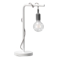 ONLI - Lampada da tavolo WIRE 1xE27/15W/230V 50 cm grigio/bianco