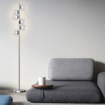 ONLI - Lampada da terra KIMBERLY 6xG9/6W/230V cromo lucido