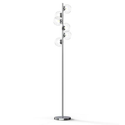 ONLI - Lampada da terra KIMBERLY 6xG9/6W/230V cromo lucido