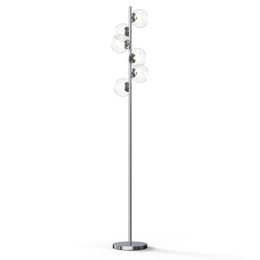 ONLI - Lampada da terra KIMBERLY 6xG9/6W/230V cromo lucido