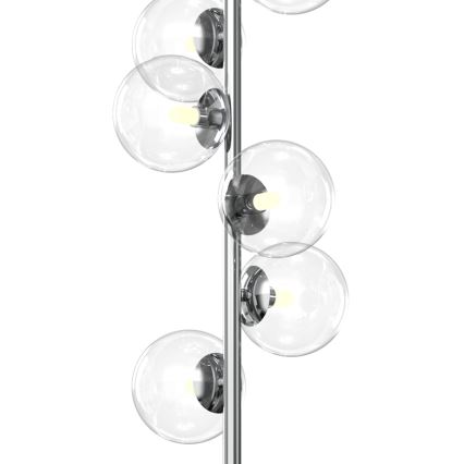 ONLI - Lampada da terra KIMBERLY 6xG9/6W/230V cromo lucido