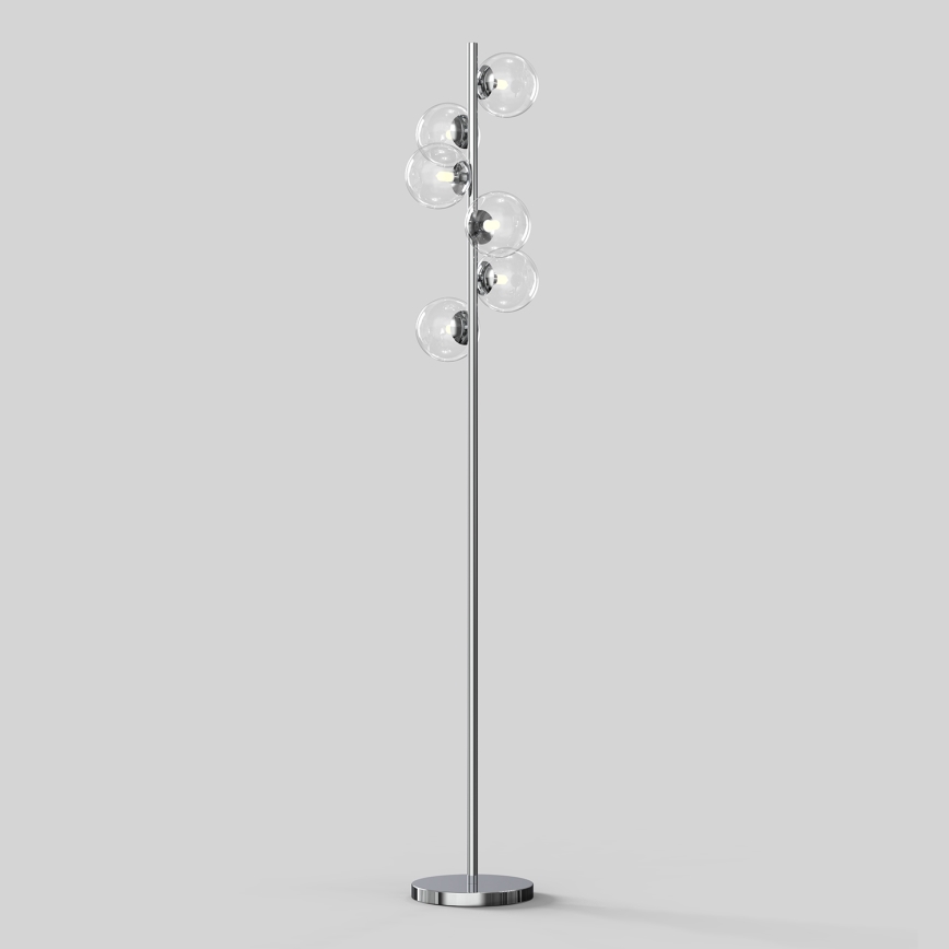 ONLI - Lampada da terra KIMBERLY 6xG9/6W/230V cromo lucido