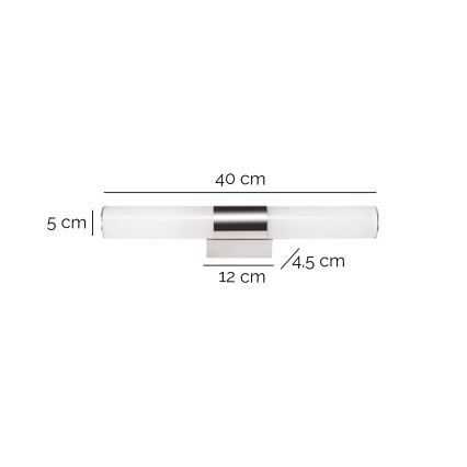 ONLI - Lampada LED da quadro OBUT LED/8W/230V 4000K cromo opaco