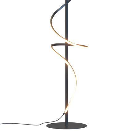 ONLI - Lampada LED da terra TWIST LED/24W/230V 4000K nero
