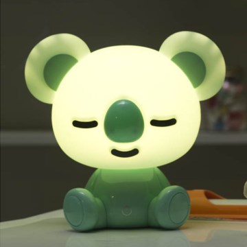 ONLI - Lampada notturna dimmerabile a LED per bambini PUPPIES LED/3W/230V 20 cm koala/verde