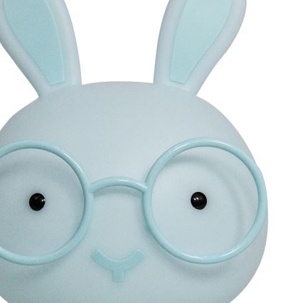 ONLI - Lampada da notte LED dimmerabile per bambini PUPPIES LED/3W/230V 22 cm coniglietto/blu
