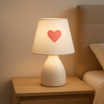 ONLI - Lampada per bambini TITTA 1xE14/6W/230V 20 cm bianca