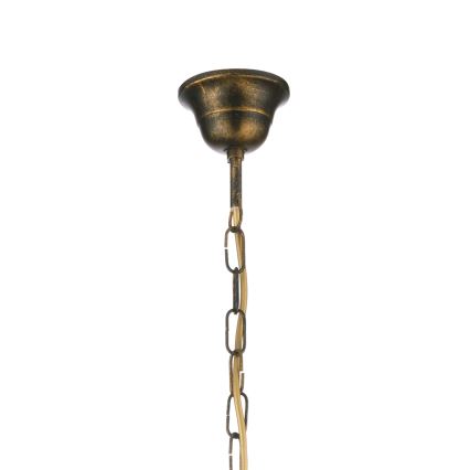 ONLI - Lampadario a catena MILVIA 5xE14/6W/230V bronzo