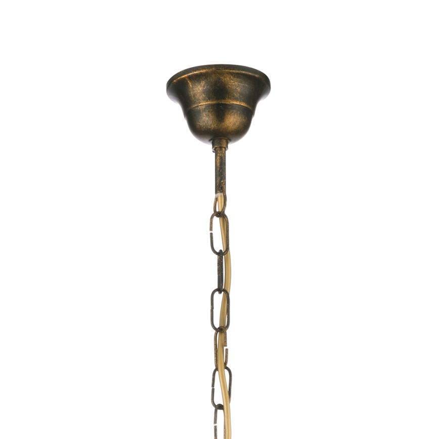 ONLI - Lampadario a catena MILVIA 5xE14/6W/230V bronzo