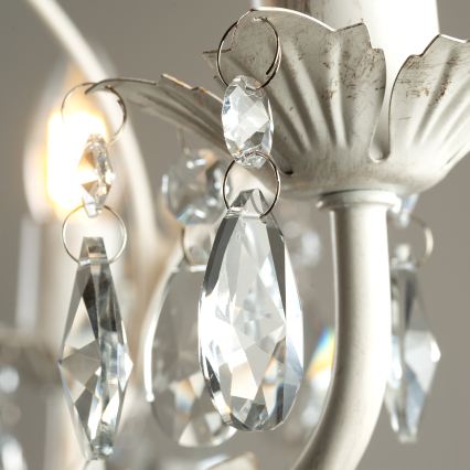 ONLI - Lampadario a catena TERESA 3xE14/6W/230V bianco