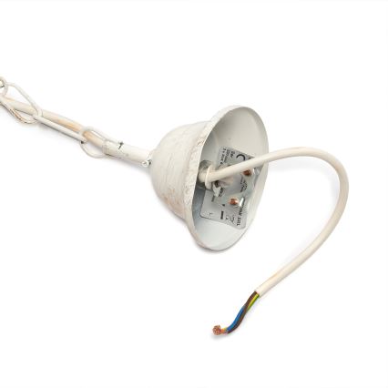 ONLI - Lampadario a catena TERESA 3xE14/6W/230V bianco