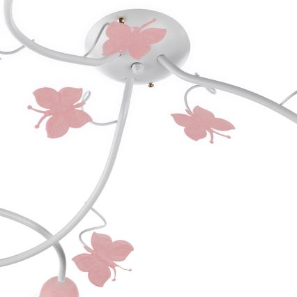 ONLI - Lampadario a plafone per bambini BUTTERFLY 3xE14/6W/230V