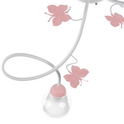 ONLI - Lampadario a plafone per bambini BUTTERFLY 3xE14/6W/230V