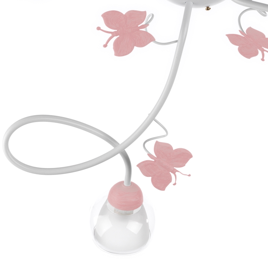 ONLI - Lampadario a plafone per bambini BUTTERFLY 3xE14/6W/230V