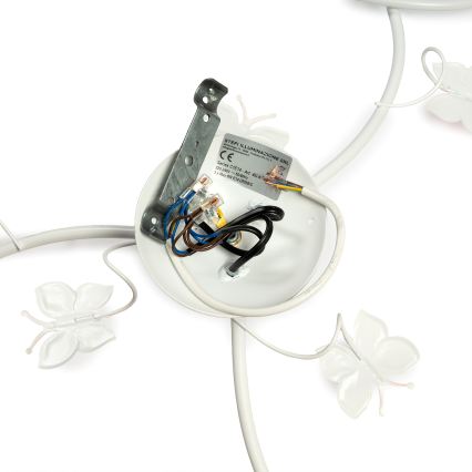 ONLI - Lampadario a plafone per bambini BUTTERFLY 3xE14/6W/230V