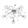 ONLI - Lampadario a plafone WENDY 5xE14/6W/230V cromo lucido