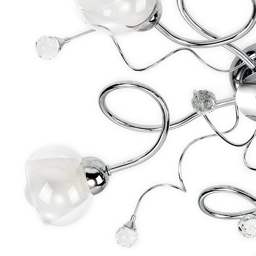 ONLI - Lampadario a plafone WENDY 5xE14/6W/230V cromo lucido