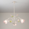 ONLI - Lampadario a sospensione con catena BOTTON DORO 3xE14/6W/230V