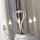 ONLI - Lampadario a sospensione con catena CANDELA 5xE14/6W/230V bianco