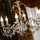 ONLI - Lampadario a sospensione con catena COLLANA 6xE14/6W/230V bianco/oro