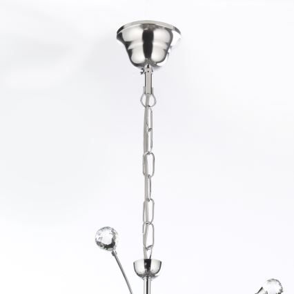 ONLI - Lampadario a sospensione con catena DIAMANTE 5xE14/6W/230V