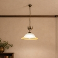 ONLI - Lampadario a sospensione con catena MIRA 1xE27/22W/230V diametro 40 cm