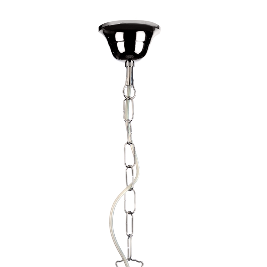 ONLI - Lampadario a sospensione con catena PIOGGIA 1xE27/22W/230V cromo lucido