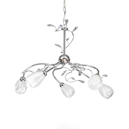 ONLI - Lampadario a sospensione con catena SHARON 5xE14/6W/230V