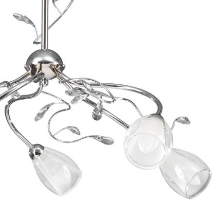 ONLI - Lampadario a sospensione con catena SHARON 5xE14/6W/230V